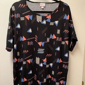 Lularoe Irma geometric patterned tunic